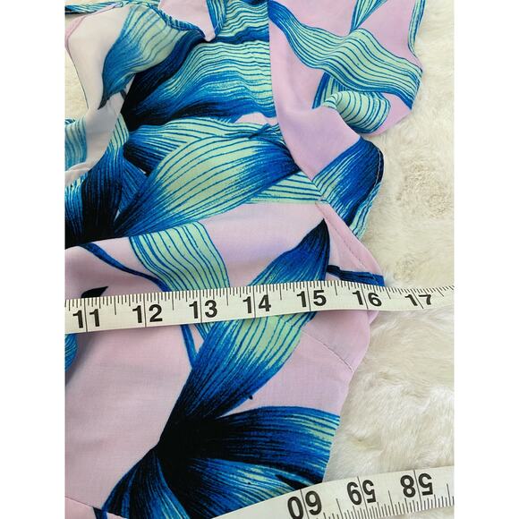 OLIVACEOUS Pink Tropical Maxi Dress - Picture 9 of 11